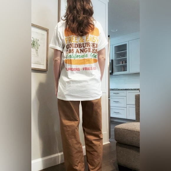 Free & Easy Goldburger Collab T Shirt Large - Picture 3 of 7